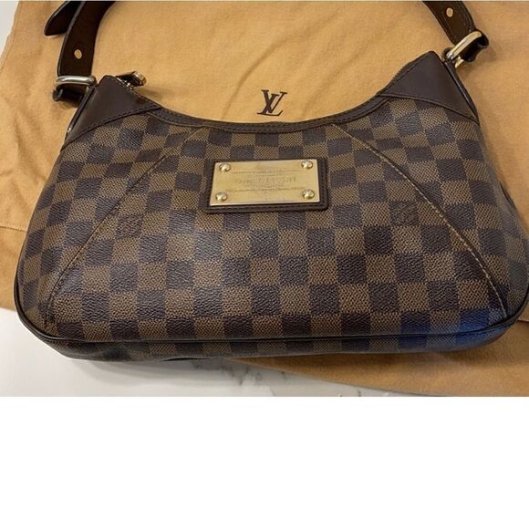 100% Authentic Louis Vuitton Thames PM - Damier Ebene - Picture 2 of 16